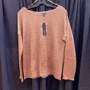 Rose Gold sequin infused sweater